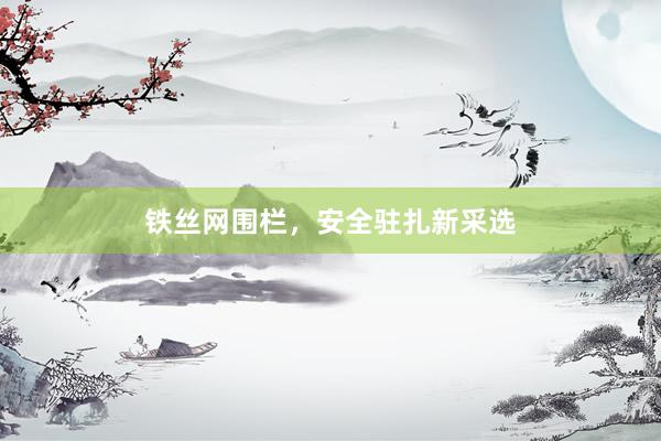 铁丝网围栏，安全驻扎新采选